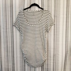 Motherhood Maternity Soft Striped Tee Size Large